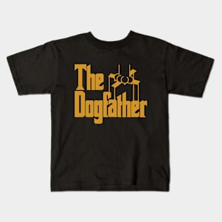 The Dogfather T-shirt Design Kids T-Shirt